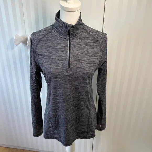 Champion duo dry gray quarter-zip pullover Size M - Picture 1 of 3